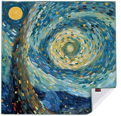 Haida Magic selbstklebendes vielseitiges Wickeltuch, 45 x 45 cm (Sternenhimmel)