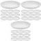 BESPORTBLE 3 Set Piatto Vegetale Antipasto Sottovasi per Piante Botti Pallet Fioriera Vassoio per Fioriera Vassoi per Piante Vaschette Raccogligocce per Piante in Vaso Pp Bianca 10 Pezzi * 3