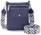 Atgbiem 2025 Umhängetasche Damen Klein Handytasche Zum Umhängen Kleine Handtasche Damen Crossbody Bag Blau Geschenke für Frauen