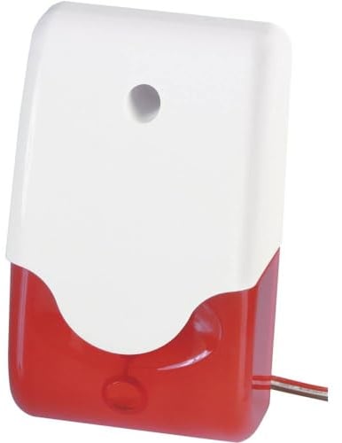 ABUS SG1681 Alarm-Sirene mit Blitzleuchte 100 dB Rot Innenbereich, Außenbereich 12 V/DC