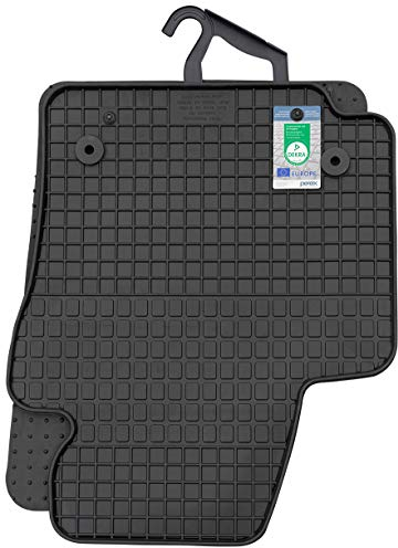 PETEX Gummimatten passend für Altea alle Modelle ab 06/2004 / Toledo ab 11/2004-2009 Fußmatten schwarz 4-teilig