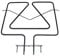 Whirlpool 481225998524 AKZ/G2P64 Series Grill Element