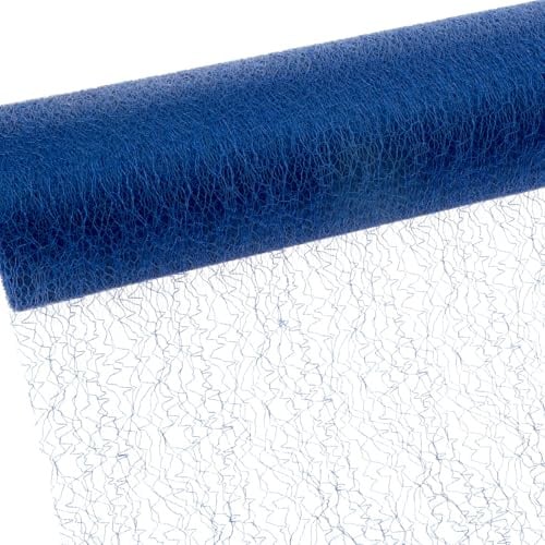 Spiderweb - Mesch - Tischläufer - Tischband - 30 cm blau - Rolle 25m - 67 004-R 300