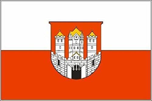 U24 Aufkleber Salzburg Stadt Flagge Fahne 8 x 5 cm Autoaufkleber Sticker