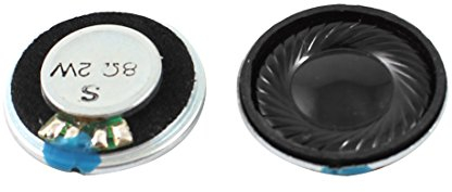 sourcing map 2Stk 2W 8 Ohm Metall Gehäuse Rund Internal Magnet Verstärker Lautsprecher DE de