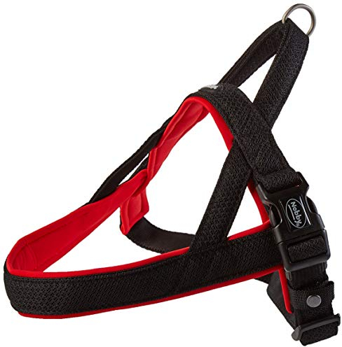 Nobby Norwegergeschirr Mesh Preno, rot L: 50-64 cm + 42 cm, B: 25/35 mm, 1 Stück
