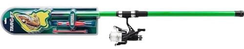Mitchell Target Pike Spinnrute und Spinnrolle Combo Set – einsatzbereit mit Schnur – beinhaltet Pose und Hecht Tackle