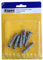 kippen 9021K1 Kit Composto da 6 Tasselli per Fissaggio ad Espansione da mm.9 con Vite e Rondella