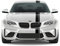 Auto-Dress Viper-Streifen Aufkleber/Dekor-Sticker, Rennstreifen 200x13cm (Schwarz Matt)