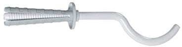 Fischer TF 8/145 T Ganci Termosifone per Radiatore Tubolare, per Muratura piena e Forati, Lunghezza 145 mm, 2 pezzi, 501109, bianco,