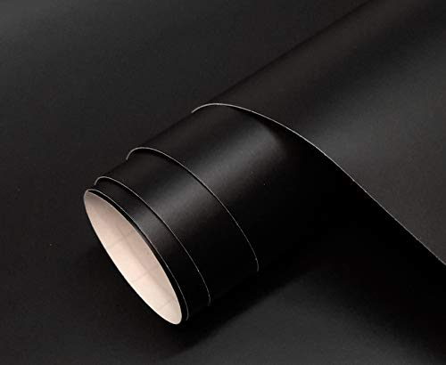 GOYAPRINT Vinilo Adhesivo Mate Negro 1 ud 60x300 cm Para Muebles Cocina Paredes Ventanas Manualidades Papel Adhesivo Decorativo (NEGRO, 60x300 cm)