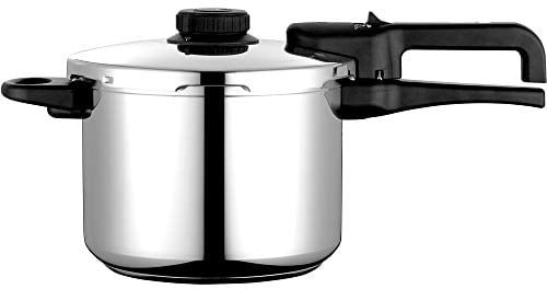 Fagor Dual Xpress Olla a Presión 8 Litros, Inducción, Express Super Rápida, Acero Inox. 18/10, Todo Tipo Cocinas, Fondo Termodifusor, Regulador de Presión, 5 Sistemas Seguridad