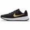 Nike Revolution 6 Adults Walking-Schuh, Black/Metallic Gold-White, Large