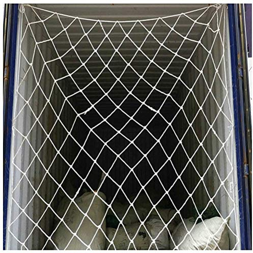 Universal Schutznetz Katzennetz Sicherheitsnetz für Balkon Fenster, Hochbett Rausfallschutz Treppenschutz Fensterschutz für Katzen Kinder Nylon Ladungs Seilnetz Ba(Size:1x1m(3.3x3.3ft),Color:Hanfseil)