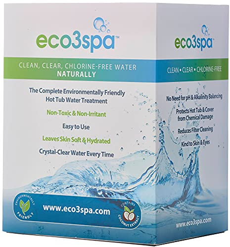 eco3spa Watercare Kit (with Multi-function Active Oxygen Granules) - Chlorine Free Hot Tub Sanitiser