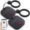 PEARL GPS Tracker: 4in1-Mini-Schlüsselfinder m. BT, App & GPS-Ortung, 80 dB, 2er-Set (Mini Tracker, Schlüsselanhänger, Steckdose Schalter)