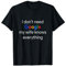 Ich brauche Google nicht, meine Frau weiß alles Lustiger Ehemann T-Shirt