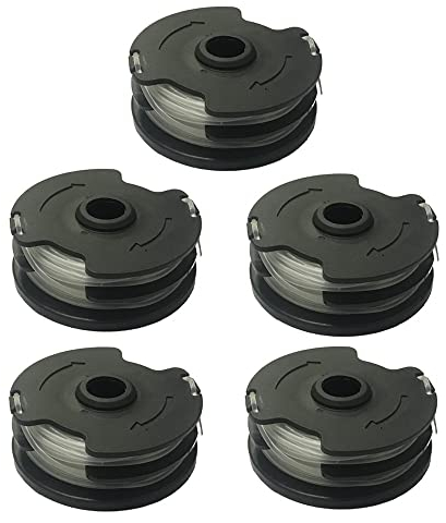 Fadenspulen Ersatzspule für LIDL Parkside PRTA 20-Li A1 / B2 / C3 IAN351753, PRT 300 A1, PRT 550 A1 / A3, Rasentrimmerspulen Rasentrimmer faden für Parkside PRTA 20-Li C3 IAN351753 (5 Stück)