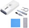 Camkix 6-in-1 Electronics Cleaning Kit - Key Puller, Flocking Sponge Cleaner, Pen Nibs, Cleaning Cloths - Keyboards, Earbuds, Hearing Aids- Cleaner for Smartphones, Laptops, PC Monitors, Cameras