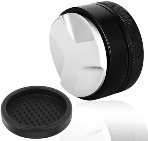 sinzau 58mm Coffee Distributor zum Nivellieren des Kaffeepulvers | 5s Gleichmäßig Verteilt - Leveler Höhe Einstellbar 1cm - für Espressomaschine für Frühstückstisch & Büro Pausenraum