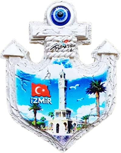 Konak Meydani Izmir Türkei Magnet Kühlschrank Kühlschrank Magnet Dekoration Aufkleber Souvenir Harz Handwerk Küche Whiteboard