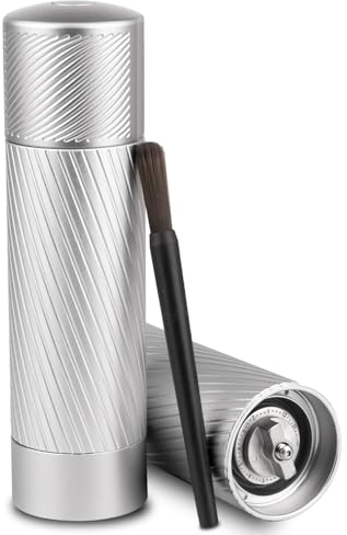 Homnoble Profesional Molinillo de Sal, Molinillo de Sal Heavy Duty Metal de Alto Rendimiento Manual con Grueso Ajustable y Cuchilla de Cerámica