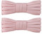 7STROBBS 2 Paia Lacci Scarpe Rosa Chiaro da Sneakers,Stringhe Scarpe Piatti Rosa Chiaro da Ginnastica Larghi 8mm per Alte Air Force 1,Pale Pink Shoelaces,80cm