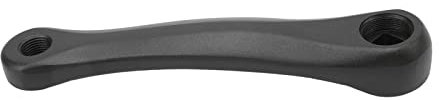 Tissting Fahrrad Kurbelarm Links mit 14mm Gewinde Pedalende, 152mm Aluminiumlegierung Diamantloch Tretkurbel Fahrradpedale Kurbelarm Singlespeed Kurbel Ersatz für Rennrad, Faltrad