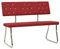 GuyAna Sitzbank 110 cm Bank Flur Garderobe Bank Flurbank Sitzbank Schlafzimmer Hockerbank Weinrot Kunstleder