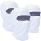 WTACTFUL 3er Set - Sturmhaube Motorrad Damen Herren Skimaske Balaclava Sommer Winter Haube Unter Helm Atmungsaktiv Winddicht Motorradfahren Fahrrad Radfahren Skifahren Snowboarden Weiß