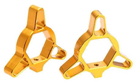 GATSUN 2 stücke 14/17/19 / 22mm Motorrad CNC Aluminiumgabel Vorspannung Anpassungen Neue Compatible With-Kompatibel mit GSXR 1000. YZF R1. Z750. (Color : 19mm Gold)