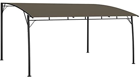 Mengtu Toldo parasol para jardín, pérgola bioclimática, cenador exterior resistente, pérgola de jardín, cortinas para pérgola exterior, lona cubierta pérgola, cenador, ofertas, cenadores, 4 x 3 x 2,55