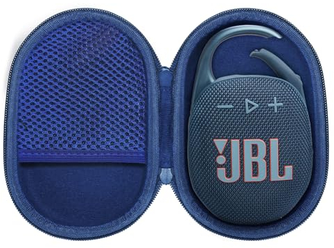 Protective Case for JBL Clip 5 Bluetooth Speaker, Shockproof and Water-Repellent, Bag Only - Black