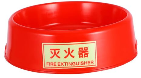 SOLUSTRE Base Estintore Supporto Per Estintori Portatili Base Estintori Supporti Per Estintori Staffa Per Estintori Base a Pavimento Per Estintore Porta Estintori Plastica Rosso