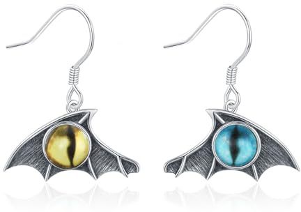 Halloween Ohrringe 925 Sterling Silber Hexenhut Geister Fledermaus Ohrstecker Goth Ohrringe Hypoallergene Ohrstecker Halloween Schmuck Geschenke für Frauen