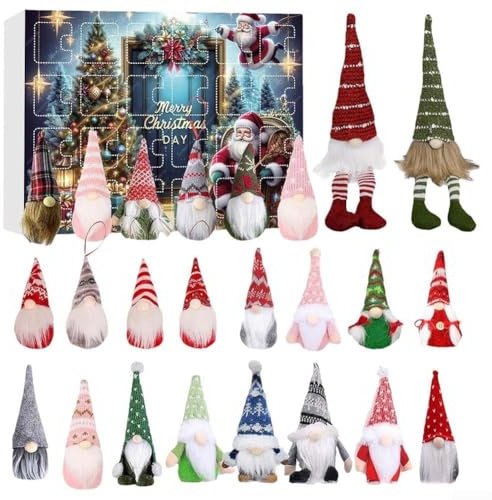 Familienfreundlicher Wichtel Plüsch Adventskalender 24 Tage Festliche Freude erwartet Sie
