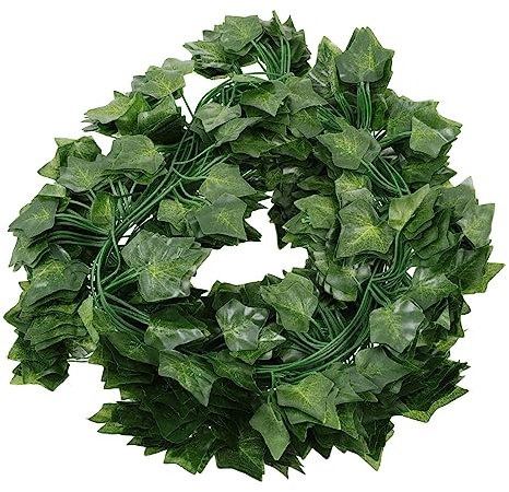IMIKEYA Realistische Simulierte Hängeranke 12 Stück Künstliche Süßkartoffelblätter Aus Rattan Grüne Wanddekoration Für Zuhause Für Partys Und Hochzeiten