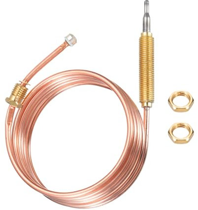 sourcing map 47 Thermopile Thermocouple 815 Degree Gas Fireplaces Replacement Thermocouple M8 for Gas Furnaces, Oven, Fryers, Boilers, Water Heaters