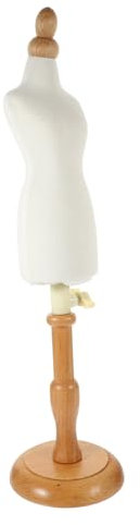 VICASKY Dreidimensionaler Schneiderpuppen-Stand Aus Holz Und Stabiles Puppenkleid Präsentationsmodell Für Schneiderei Und Modedesign Kleine Schneiderpuppe Für Puppenkleider