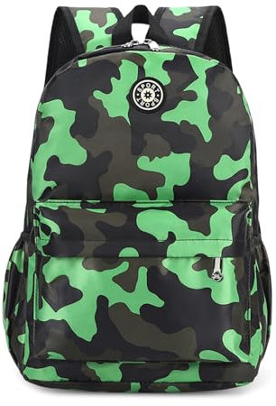 Aucuu Zaini Scolastici per Bambini, Zaino Mimetico per Bambini 3-7 Anni, Elementare Scuola Materna Mimetica Borse, per All'aperto, Scuola