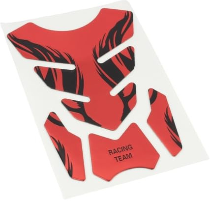 Motorrad Tankaufkleber Abziehbild Universal Dirt Pit Bike Dekoration Flamme Tankpad Aufkleber 3D Tank Pad Aufkleber wasserdichte Anti Kollision Motorrad Zubehör