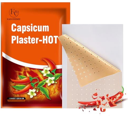 20 Pcs Maximum Strength Capsaicin Patches - XL Muscle and Joint Heat Patch