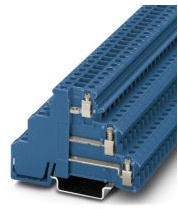 Phoenix Contact DIKD 1.5 BU Verbindungsklemme Dreifach Blau, 2.5mm², 250 V, Schraubanschluss, Packung a 50 Stück