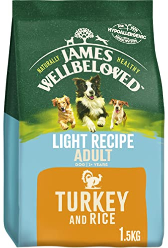 James Wellbeloved Jwb Adult Dog Light Turkey and Rice Kibble, 1.5 kg