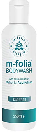 M-Folia Psoriasis Body Wash Helps to Treatment of Psoriasis, Eczema and Related Dry Skin of the Body 250ml (1x Pack)