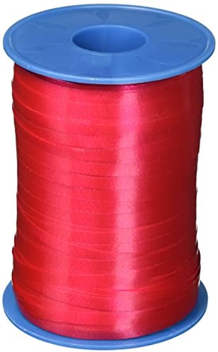 C.E. PATTBERG Geschenkband himbeere-rosa, 500 Meter Ringelband 5 mm zum Basteln, Dekorieren & Verpacken von Geschenken zu jedem Anlass