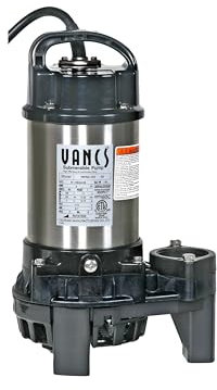 Tsurumi 8PN (50PN2.75S) 1hp, 115V, pompa sommersa per laghetti e cascata in acciaio inox, 5550 GPH. scarico 2