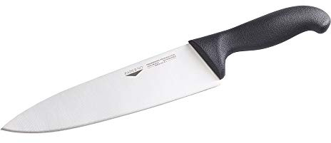 Paderno 18000-36 Coltello Cucina, 36 cm, Manico Nero, Acciaio Ice Hardening