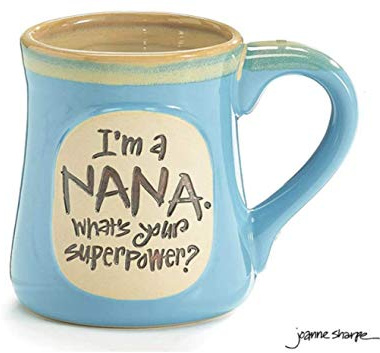 Burton & Burton Nana Best Job Ever Porzellan Aqua Kaffee Tee Tasse