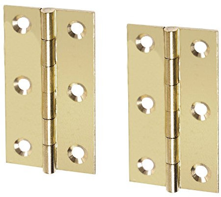 20x Solid Brass Butt Hinges | 63mm/2.5 Ideal for Cupboards/Cabinets/Doors